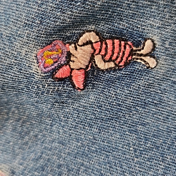 Vintage Disney Winnie-the-Pooh & Friends Embroidered Chambray Shirt Size… - Picture 15 of 16